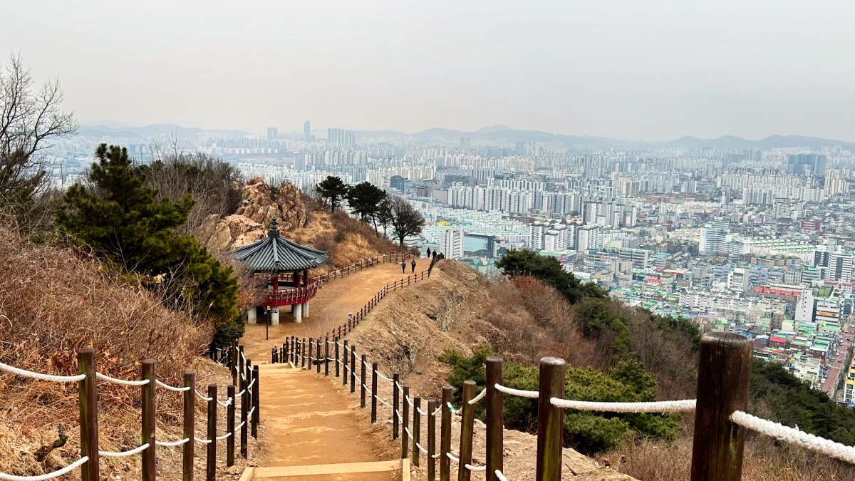 gyeyang mountain pavilion district view