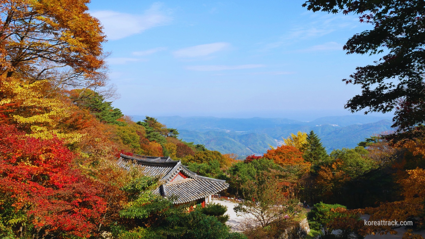 seokguram grotto in gyeongju valley view