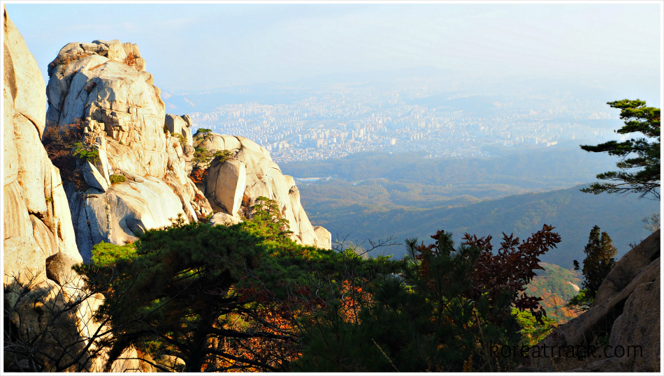 dobongsan with seoul view