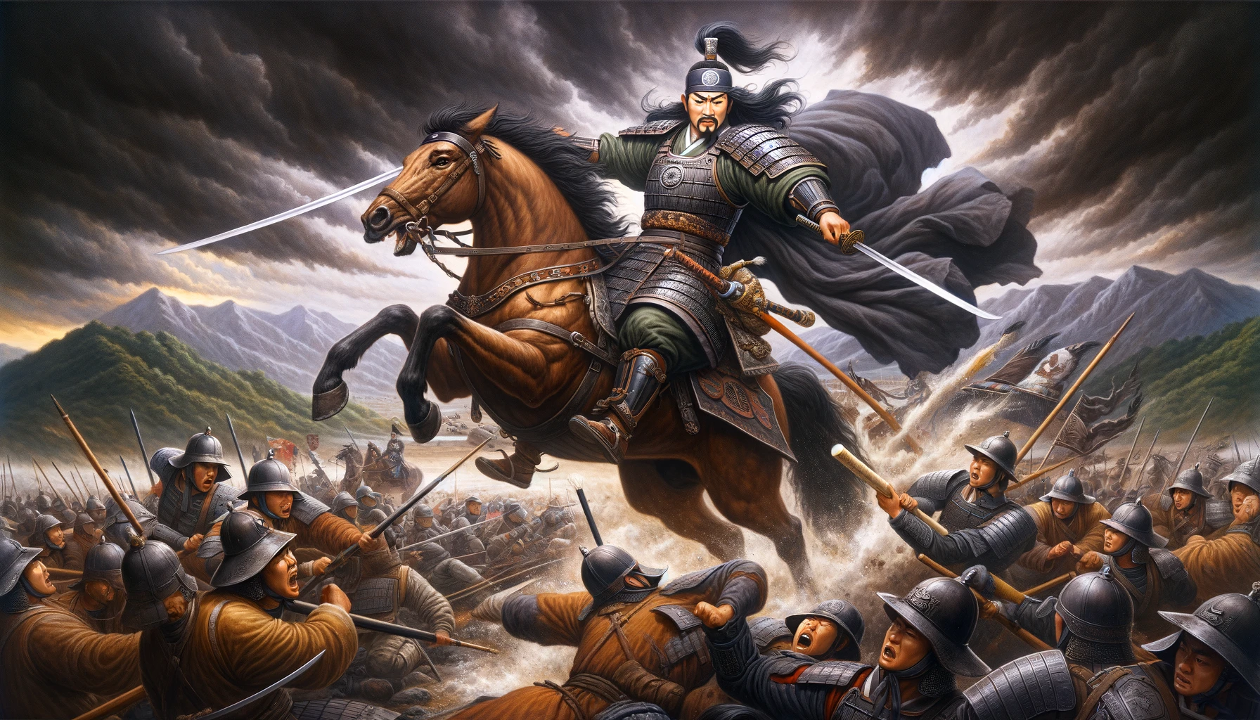 general yi-seong-gye in a battle image