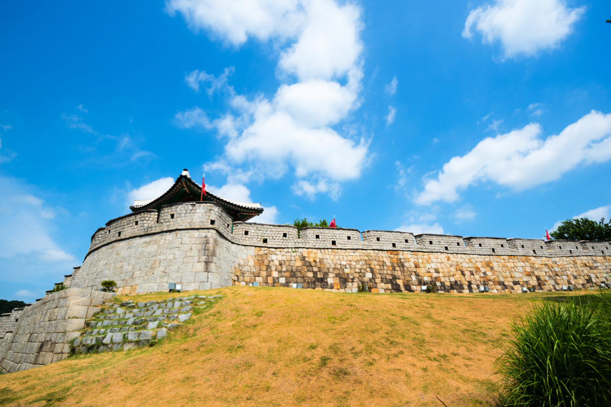 Hwaseong Fortress wall Suwon Fortress