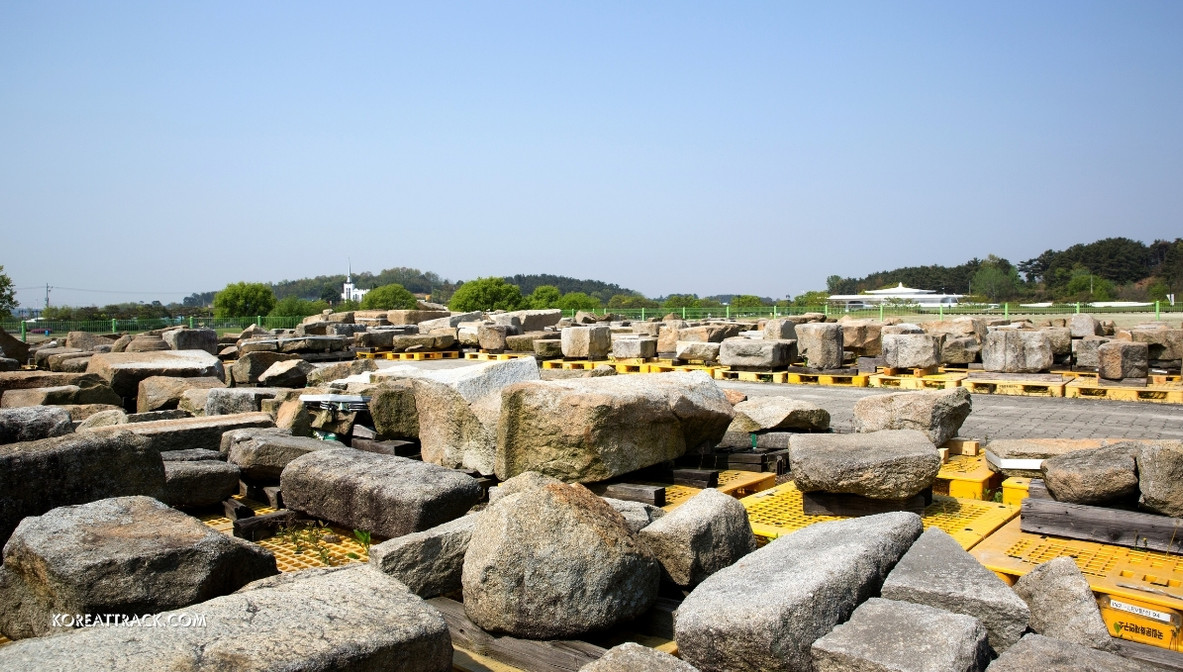 mireuksa temple foundation stones