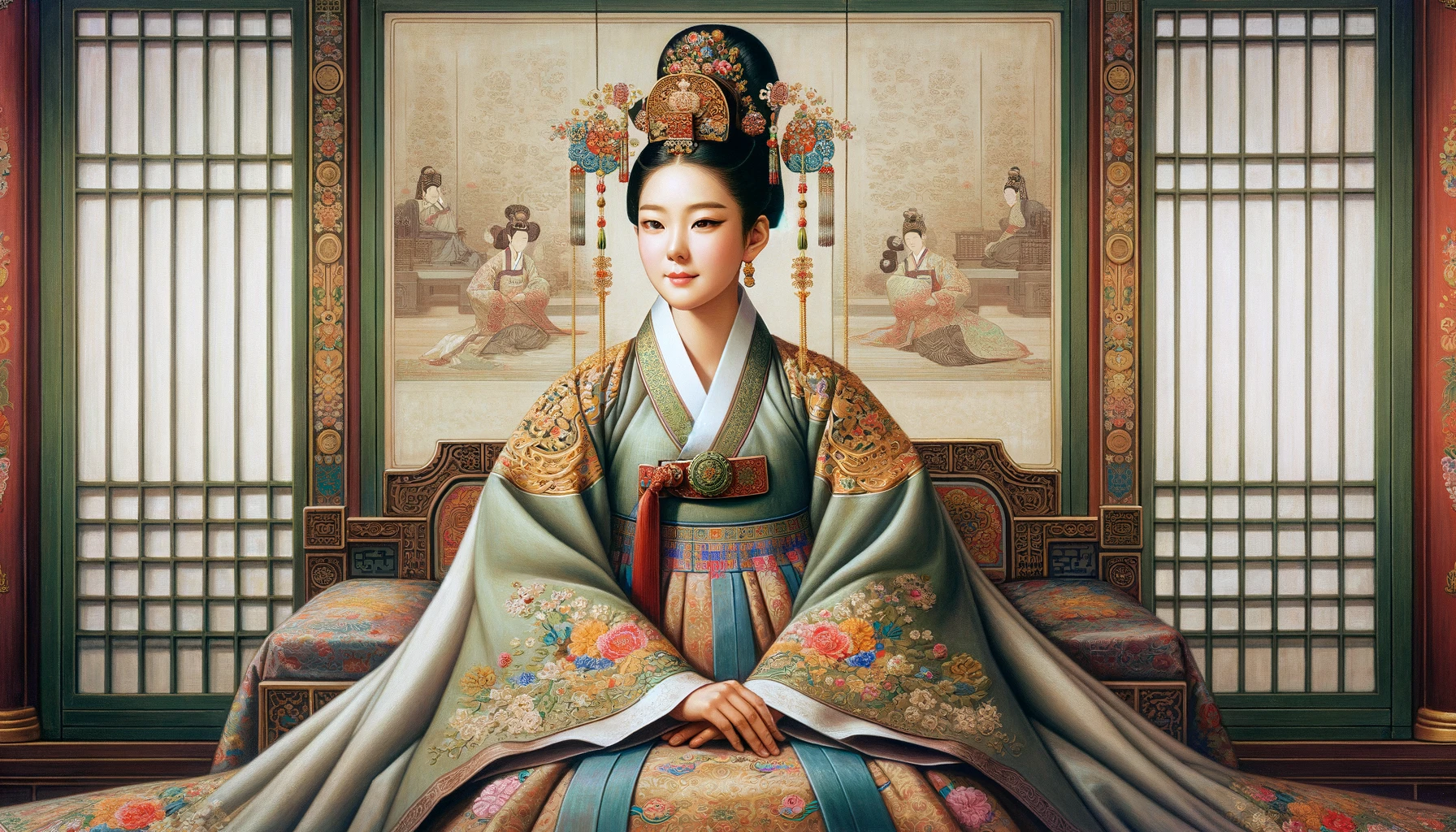 queen munjeong joseon dynasty image depiction