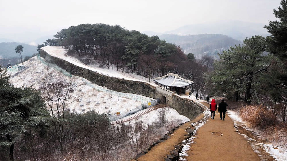 cheongju sangdang sanseong snowy