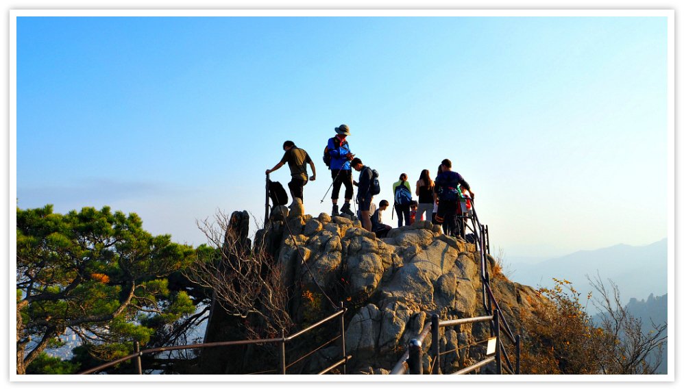 Dobongsan Mountain is a beautiful mountain, all-year-round, located at the heart of Seoul. It is very accessible that over 10 million people hike it annually.