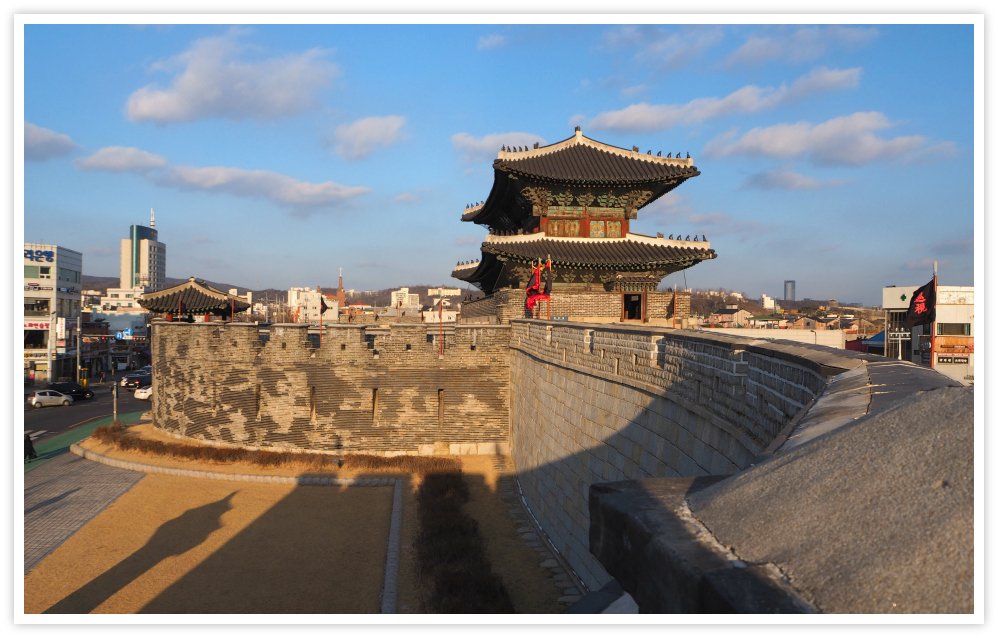 Hwaseong Fortress Wall is an icon in Suwon City and famous landmark that protected the Koreans from foreign attacks. It is beautiful & has exciting activities. 