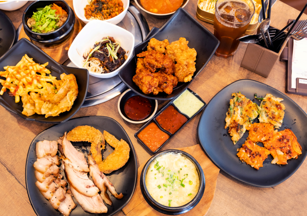 korean food sidedish main dish