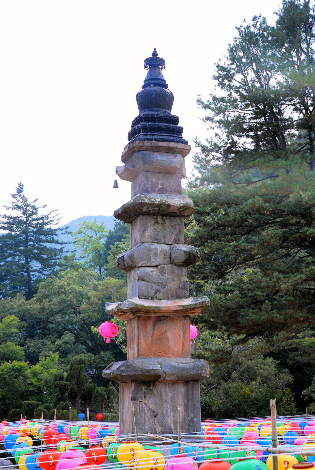 magoksa vertical pagoda